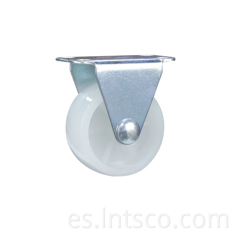 Light Duty White PP Rigid Casters